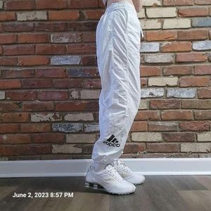 Adidas White Parachute Pants